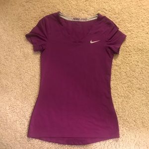 Nike Pro Dri-Fit V-Neck T-Shirt